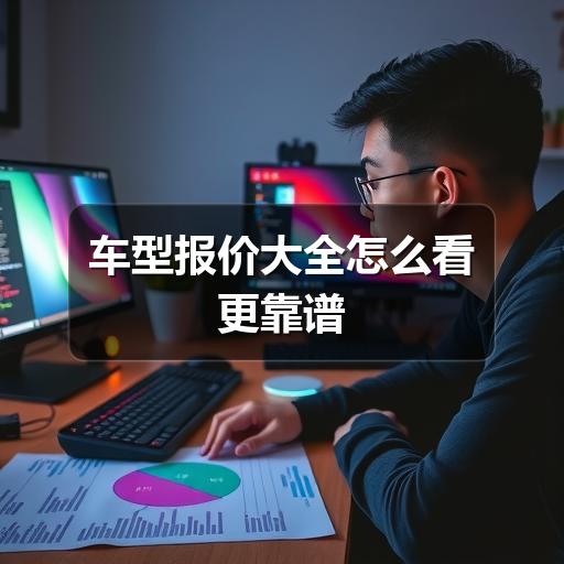 车型报价大全怎么看更靠谱