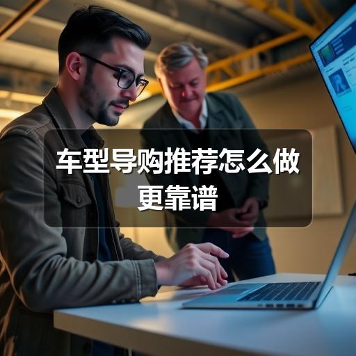车型导购推荐怎么做更靠谱