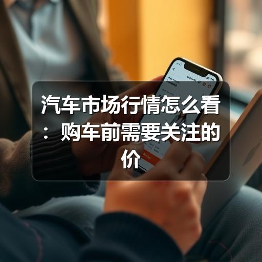 汽车市场行情怎么看:购车前需要关注的价格、供需与用车趋势(图3) 汽车市场行情怎么看:购车前需要关注的价格、供需与用车趋势(图3)