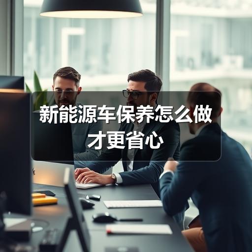 新能源车保养怎么做才更省心