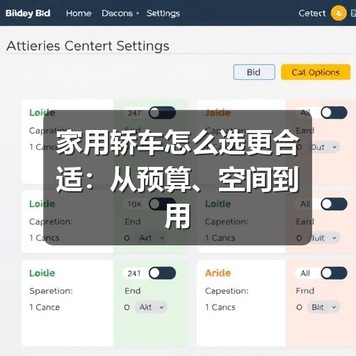 家用轿车怎么选更合适：从预算、空间到用车成本的实用参考