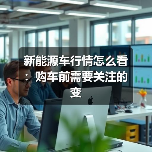 新能源车行情怎么看：购车前需要关注的变化与判断方法