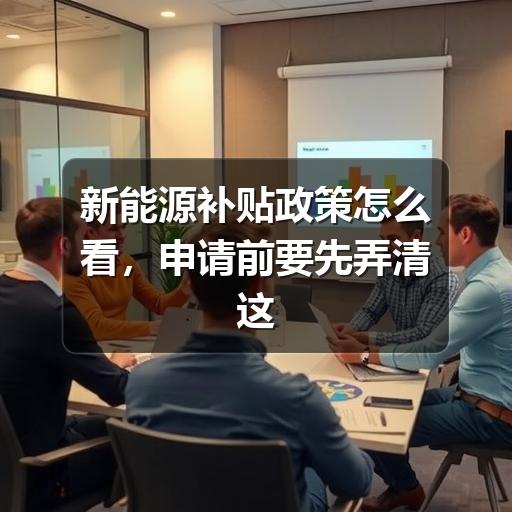 新能源补贴政策怎么看,申请前要先弄清这些要点(图3) 新能源补贴政策怎么看,申请前要先弄清这些要点(图3)